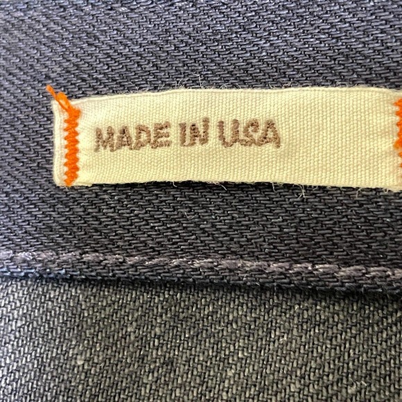 Kato By Hiroshi 32 Mens Blue Regular Fit Flat Front Low Rise Chino Pants - Picture 7 of 12